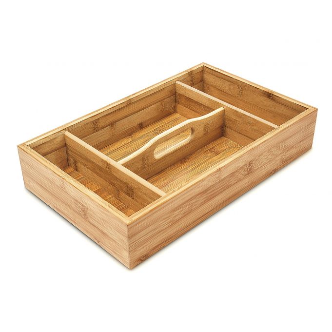 Organizator din Bambus , cu maner, 23 x 37 cm