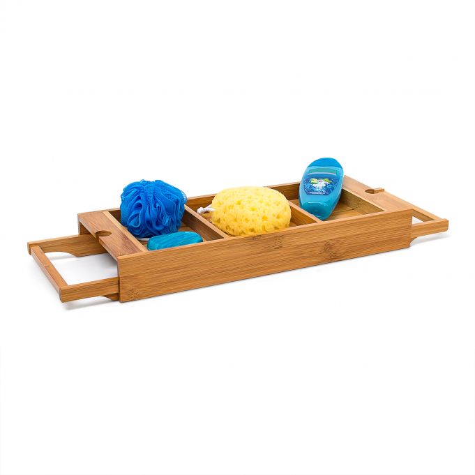 Suport Cada din Bambus, Extensibil, intre 67.5 cm -114.5 cm