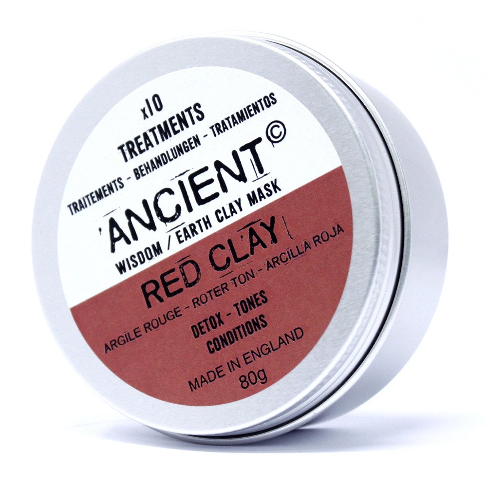 Masca tratament Detox, din argila rosie, 80g, Ancient Wisdom