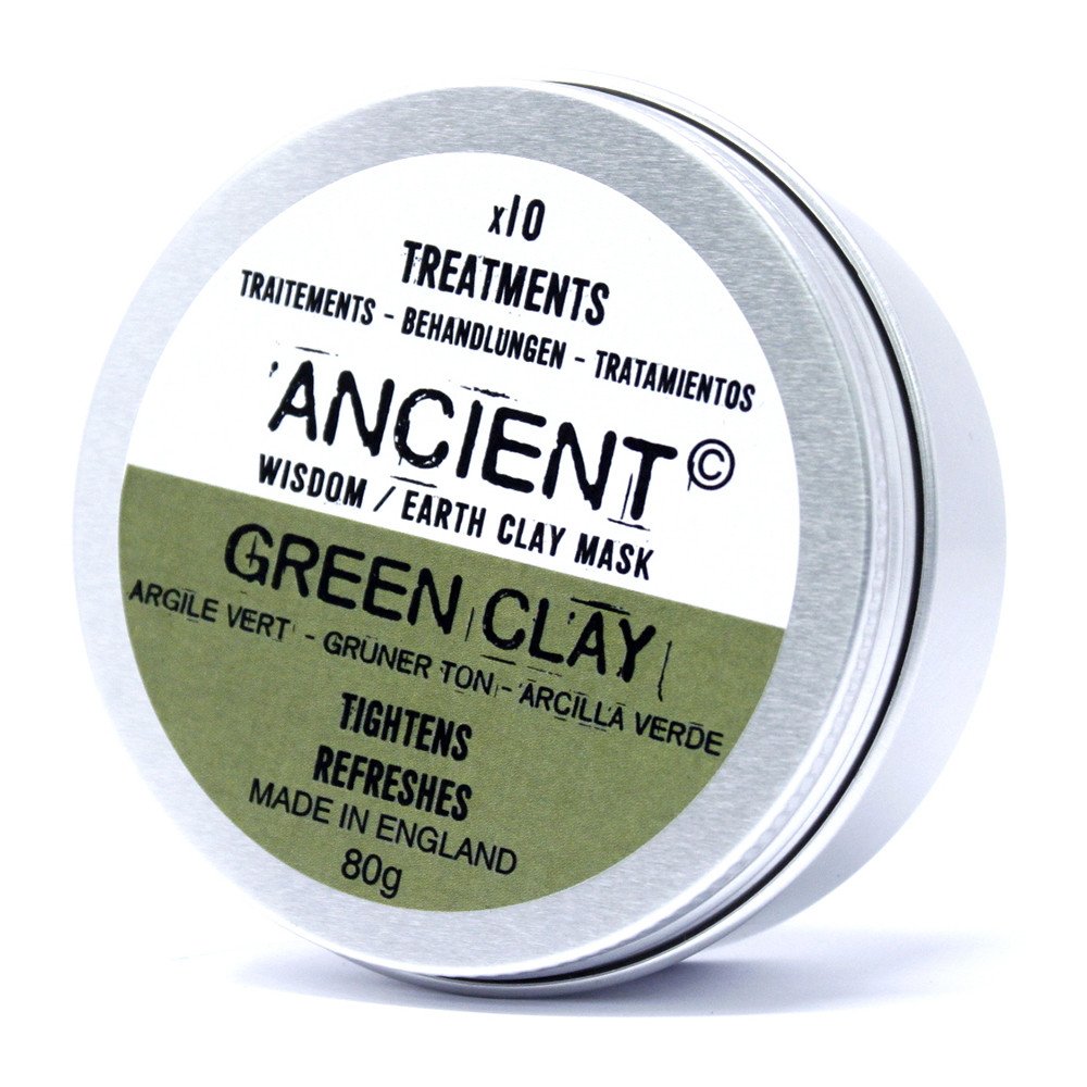 Masca tratament Refresh, din argila verde, 80g, Ancient Wisdom