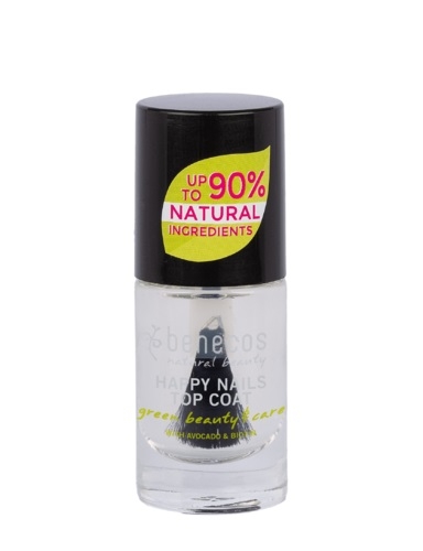 Lac de unghii top coat Crystal, 5 ml - Benecos