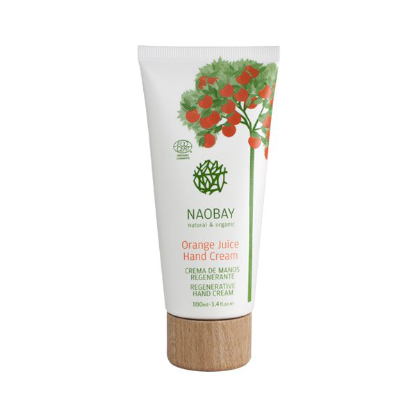 Crema de maini BIO hidratanta si revitalizanta cu extract de portocale Orange Juice, Naobay, 100 ml