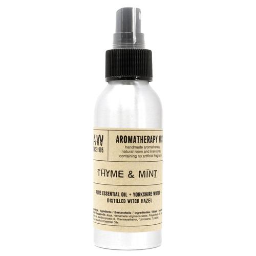 Odorizant natural de camera cu ulei esential pur de Cimbru si Menta, 100 ml, Ancient Wisdom