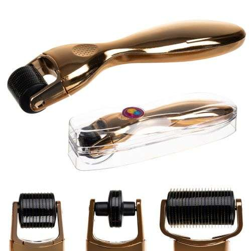 Aparat Masaj Facial Dermaroller, 3 in 1, 0.25 / 0.5 / 1.5 mm