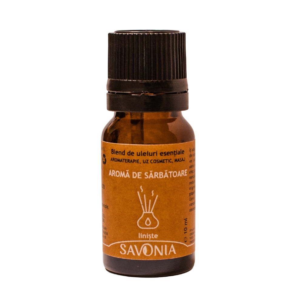 Aroma de Sarbatoare - Blend Uleiuri Esentiale Naturale - Savonia, Liniste, 10 ml