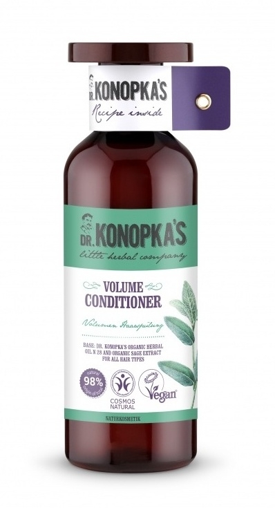 Balsam bio volum pentru toate tipurile de par, 500 ml - Dr. Konopka