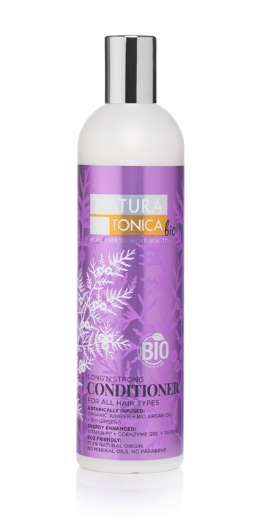 Balsam de par fortifiant cu taurina si coenzima Q10 Long ́N ́Strong, 400ml - Natura Estonica