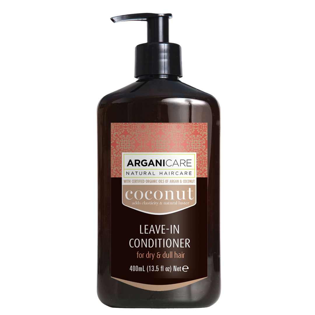 Balsam fara clatire cu ulei de cocos pentru par fara stralucire si foarte uscat, Arganicare, 400 ml