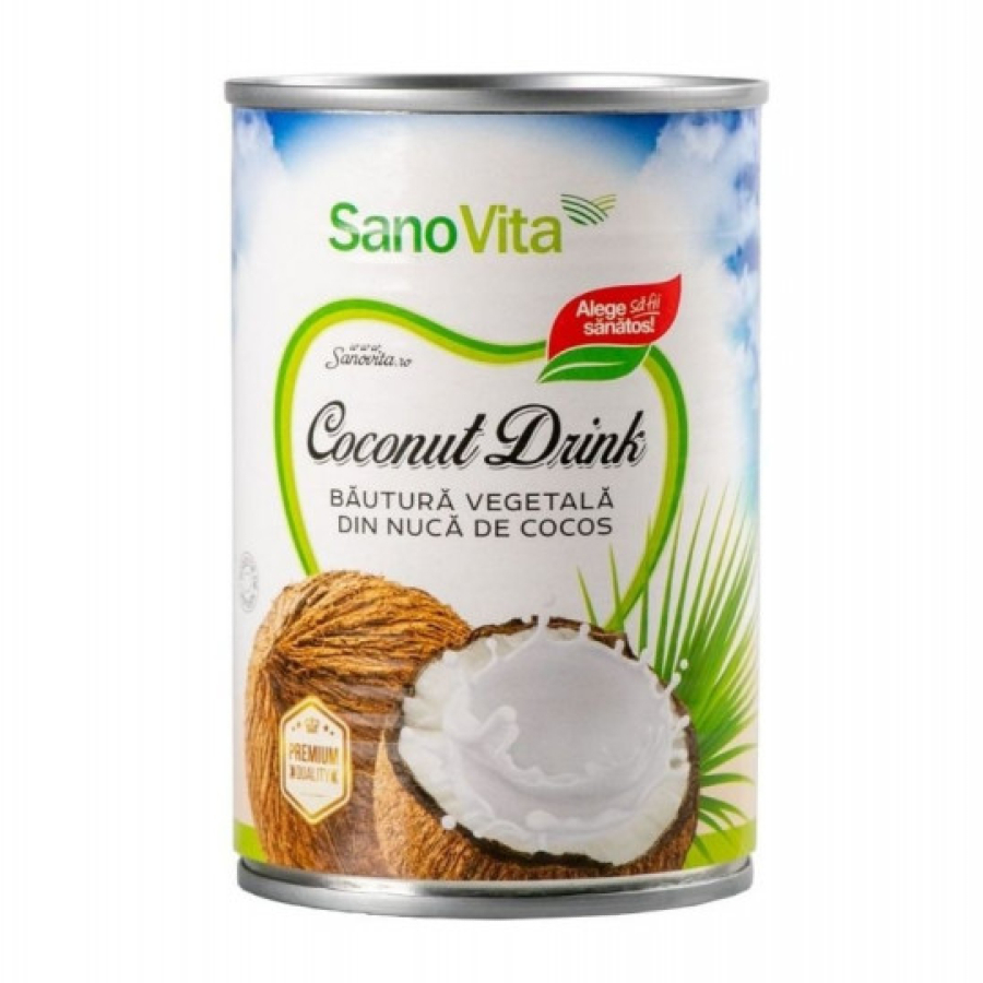 Bautura Vegetala din Nuca de Cocos 400ml SANOVITA