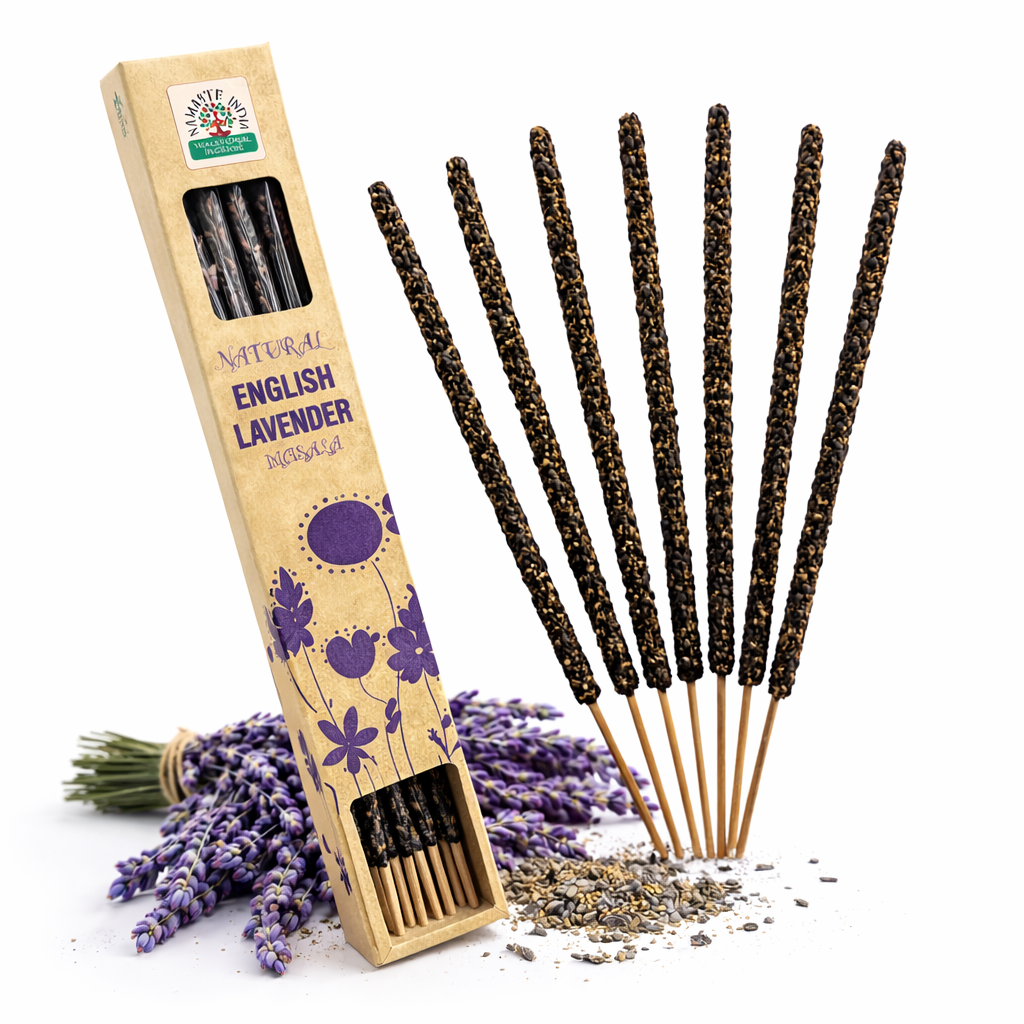 Bețișoare Parfumate Naturale Masala – Lavandă Engleză