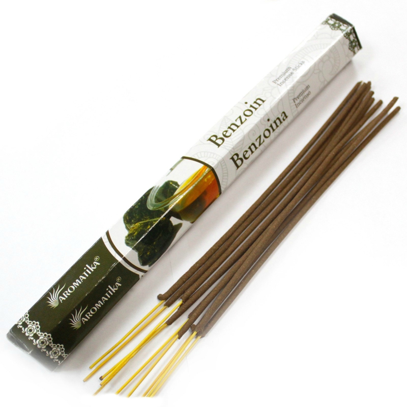 Betisoare naturale parfumate, Benzoin - 20 buc.