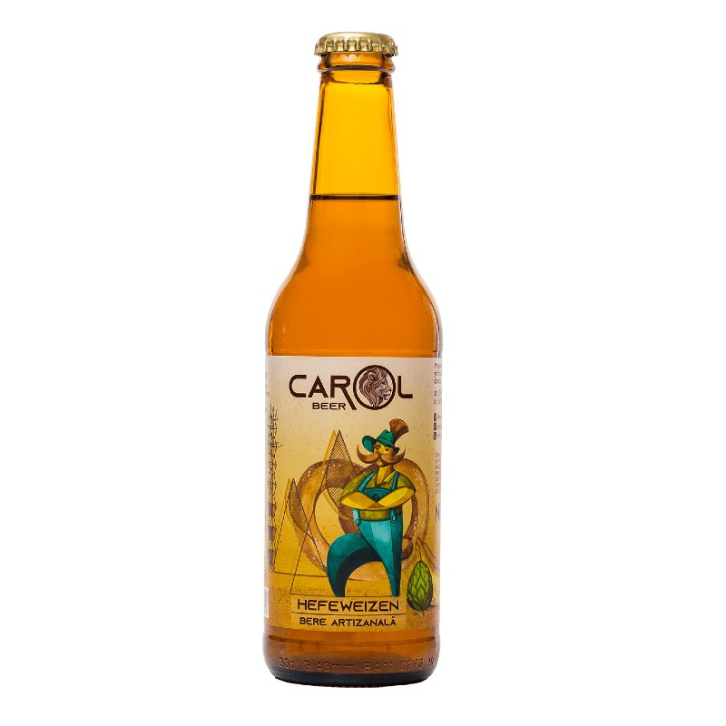 Bere Artizanala Hefeweizen, 0.33 ml - Carol