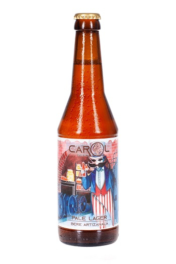 Bere Artizanala Pale Lager, 0.33 ml - Carol