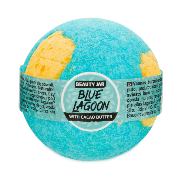 Bila de baie efervescenta cu unt de cacao, Blue Lagoon, Beauty Jar, 150g
