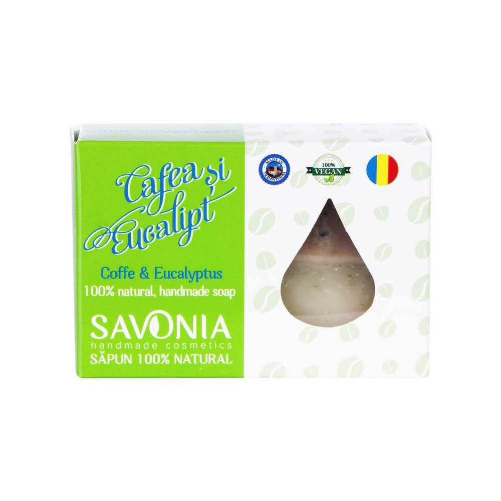 Sapun Natural Cafea si Eucalipt, 90g