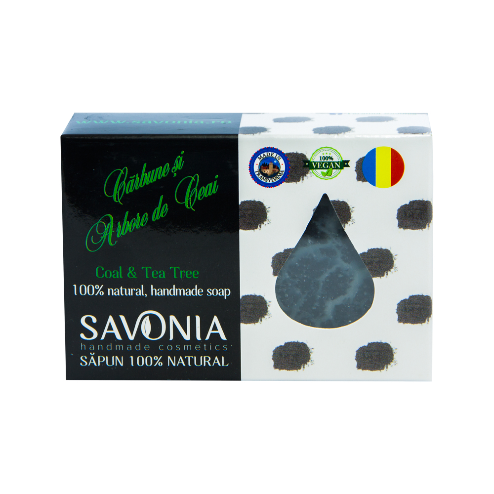 Sapun Natural Carbune si Arbore de Ceai, 90g