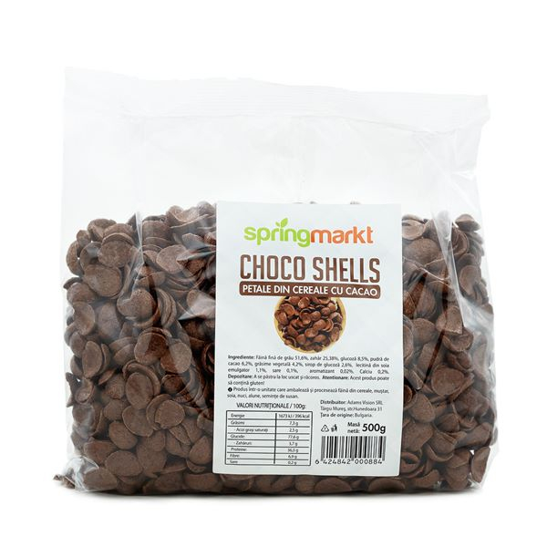 Choco Shells (Petale din cereale cu cacao) 500g
