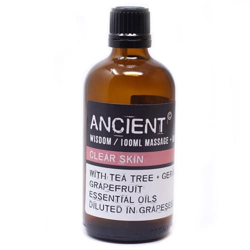 Ulei pentru masaj Clear Skin, 100 ml, Ancient Wisdom