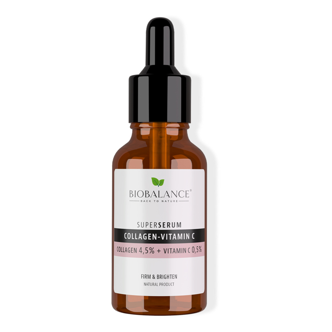 Colagen 4,5% + Vitamina C 0,5% Super Serum, Bio Balance, 30 ml
