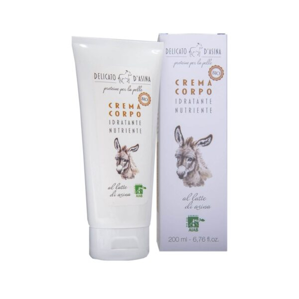 Crema de corp cu lapte de magarita, BIO, La Dispensa, 200 ml
