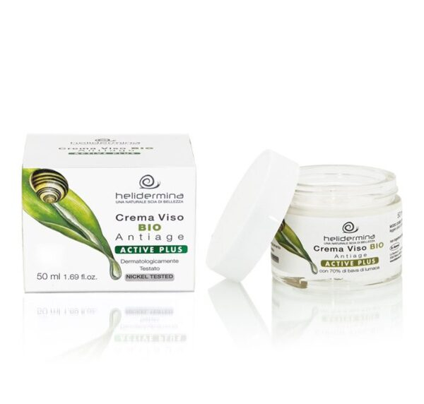 Crema de fata anti-age cu 70% extract de melc BIO, Helidermina, La Dispensa, 50 ml