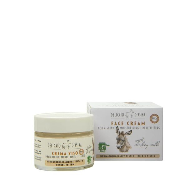 Crema hidratanta de fata de zi si de noapte BIO cu lapte de magarita, La Dispensa, 50 ml