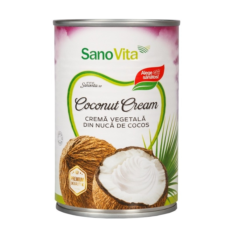 Crema Vegetala din Nuca de Cocos 400ml SANOVITA
