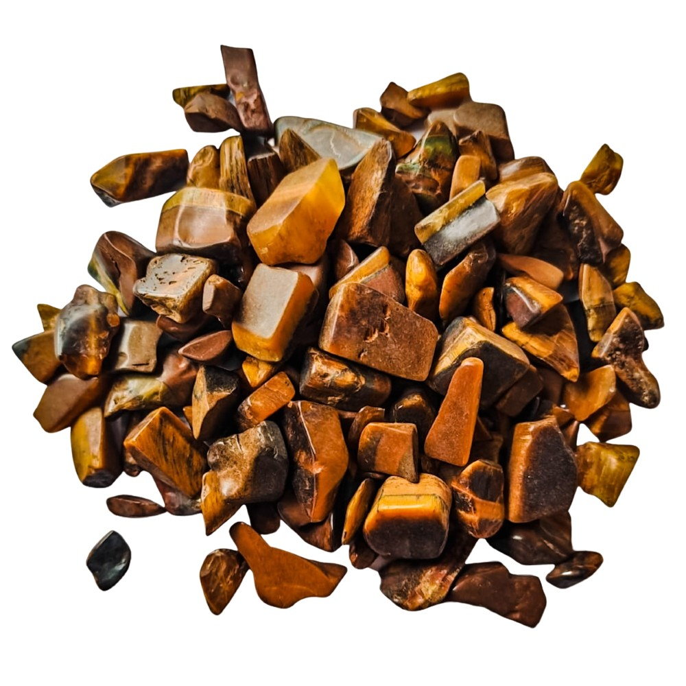 Cristale Brute de Ochi de Tigru, 50 g, Marimi 0.5-1.5 cm