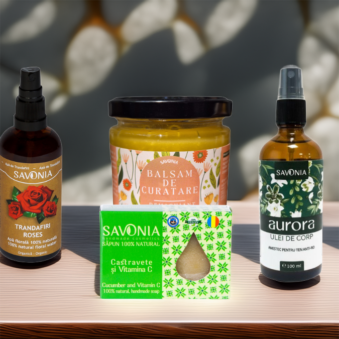 Pachetul Ritualul Luminozității – Curățare și Întreținere Facială Naturală