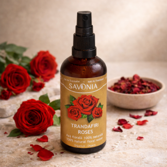 Trandafiri - Apa Florala Organica 100 ml, Savonia