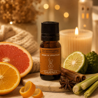 Aroma de Sarbatoare - Blend Uleiuri Esentiale Naturale - Savonia, Liniste, 10 ml