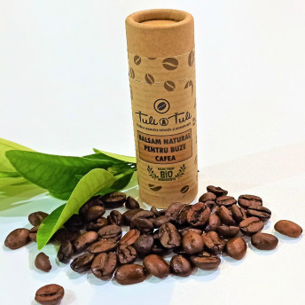 Balsam Natural pentru Buze de Cafea, 15 ml, Tuli a Tuli
