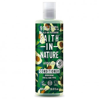 Balsam natural hidratant cu Avocado, pentru toate tipurile de par, Faith in Nature, 400ml