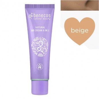 BB Cream bio 8-in-1, Beige (ten inchis) - Benecos