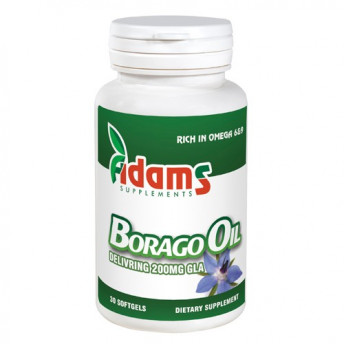 Borago Oil 1000 mg 30 cps,  Limba Mielului