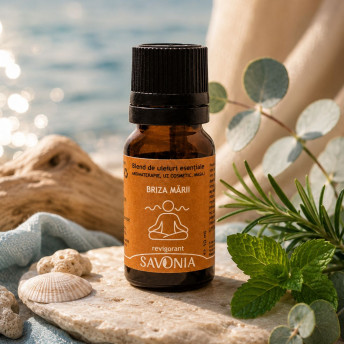 Briza Marii - Blend Uleiuri Esentiale Naturale - Savonia, Revigorant, 10 ml