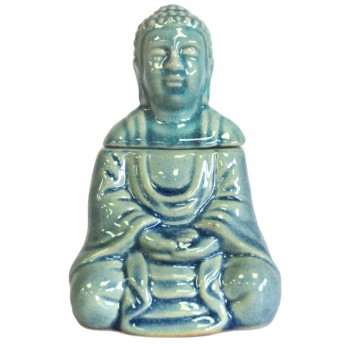 Vas Aromaterapie Meditating Buddha, albastru