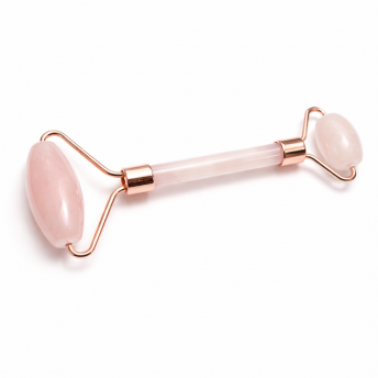 Rola Faciala din Cuart Roz – Dubla, Fata si Ochi, 14.5 x 6 cm