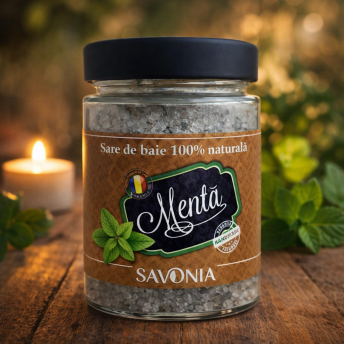 Sare de Baie Savonia cu Menta, 350 gr.