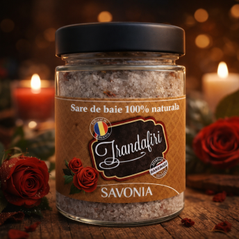 Sare de Baie Savonia cu Trandafiri, 350 gr.