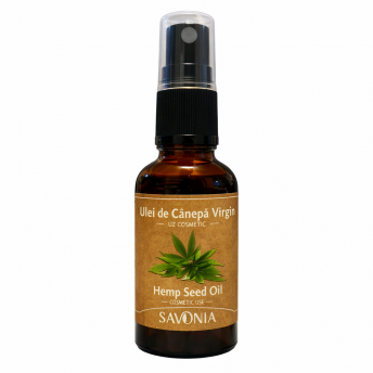 Ulei de Cânepă Virgin, Uz Cosmetic, Savonia, 30 ml