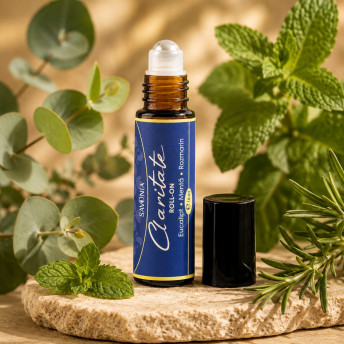 Claritate – Roll-on 100% Natural Savonia pentru Focus si Prospetime Mentala, 10 ml