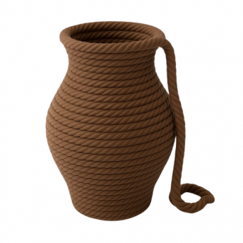 Vază 3D Spirală Naturală – Savonia