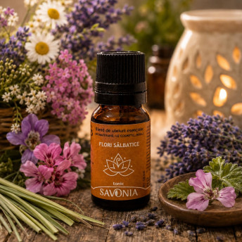 Flori Salbatice - Blend Uleiuri Esentiale Naturale - Savonia, Tonic, 10 ml