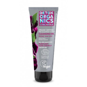 Gel de curatare a scalpului inainte de samponare, 75ml - DETOX ORGANICS KAMCHATKA