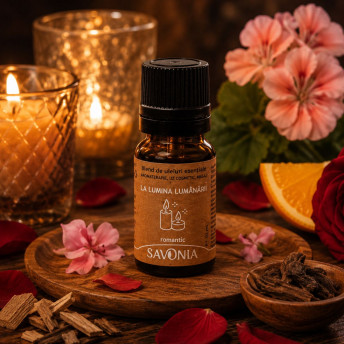La Lumina Lumanarii - Blend Uleiuri Esentiale Naturale - Savonia, Romantic, 10 ml