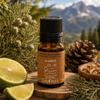 La Munte - Blend Uleiuri Esentiale Naturale - Savonia, Purificator, 10 ml