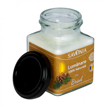 Brad - Lumanare 100% Naturala 200 g, Savonia