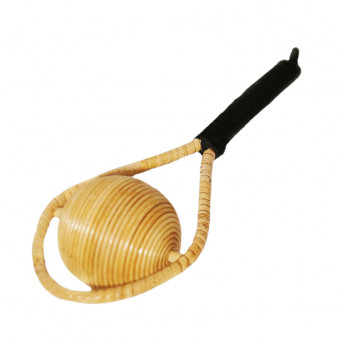 Maracas din Ratan si Maner Textil, 30 cm