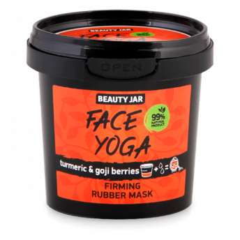 Masca faciala alginata pentru fermitate, cu turmeric si goji, Face Yoga, Beauty Jar, 20 g
